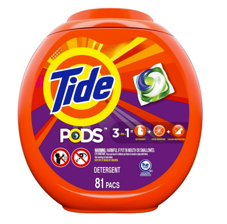 4/5LB Tide Pods Laundry Detergent, 81 capsules