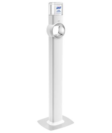 PURELL® FS8 Floor Stand Dispenser - Energy-on-the-Refill and SMARTLINK™ Capability - White