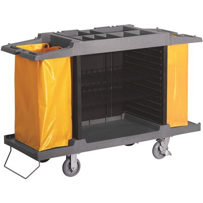 Housekeeping Cart With Bumpers