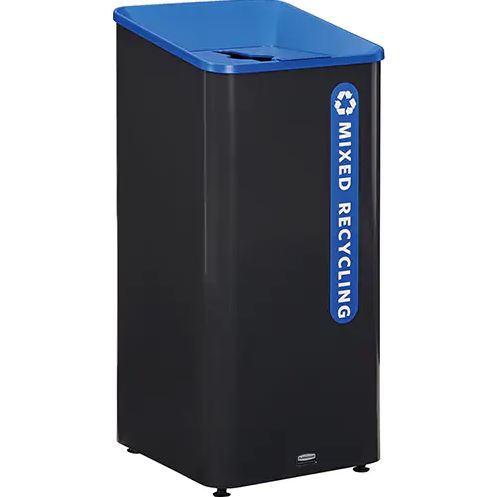 23 Gal Sustain Mixed Recycling Container, Blue