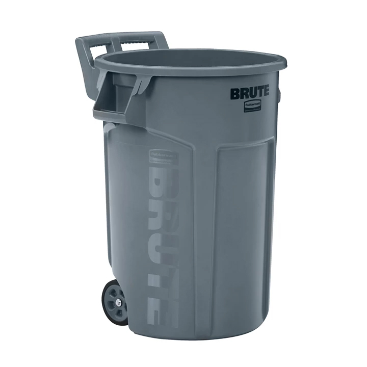 44gal Vented Wheeled Brute® Container, Gray