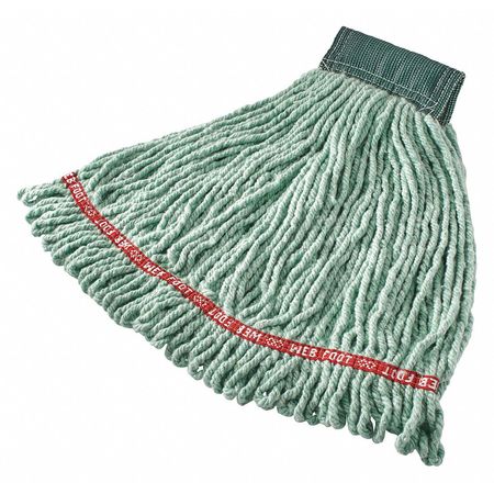 WEB FOOT® Blend Green Shrinkless® Wet Mop 5" Headband, 6/cs 20oz