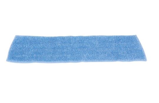 18" (45.7 cm) Standard Microfiber Damp Room Mop, Blue