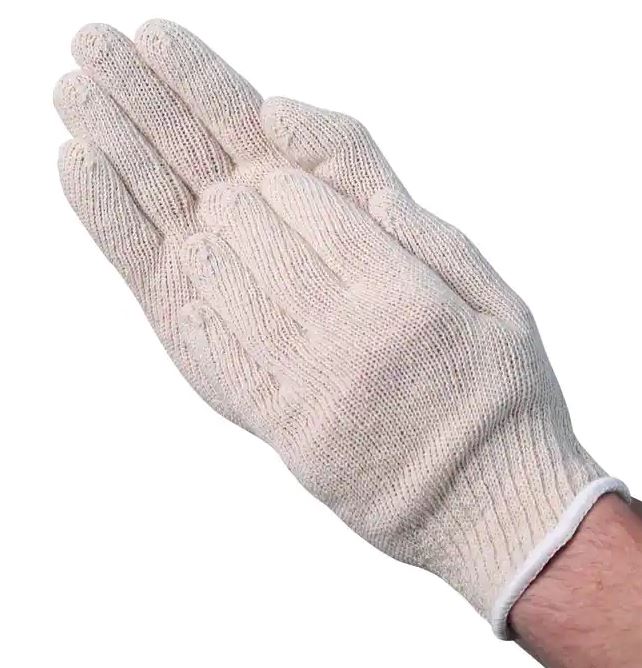 VGuard™ LG Light Weight String Knit Gloves, Natural White 40dz/cs