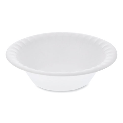 Unlaminated Foam Dinnerware, Bowl, 12 oz, 6" dia, White