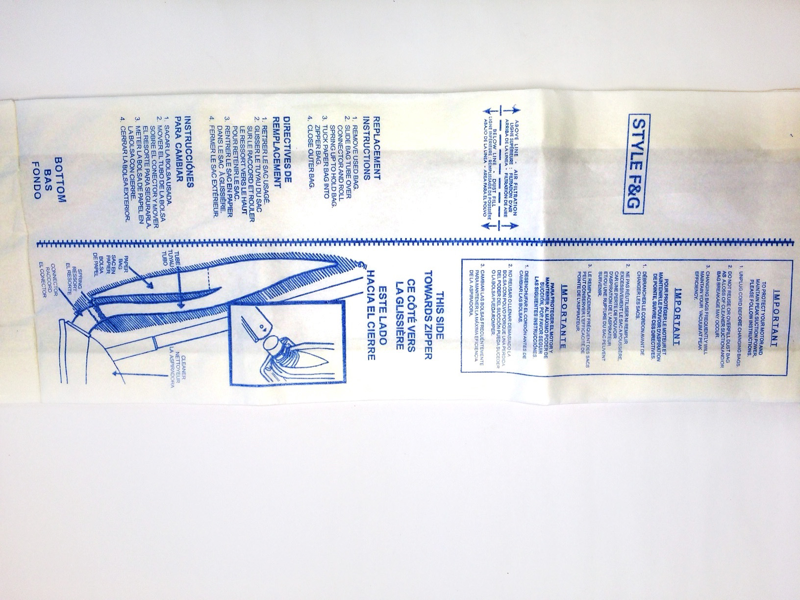 Kelsan Universal Filter Bag F & G 512. ea