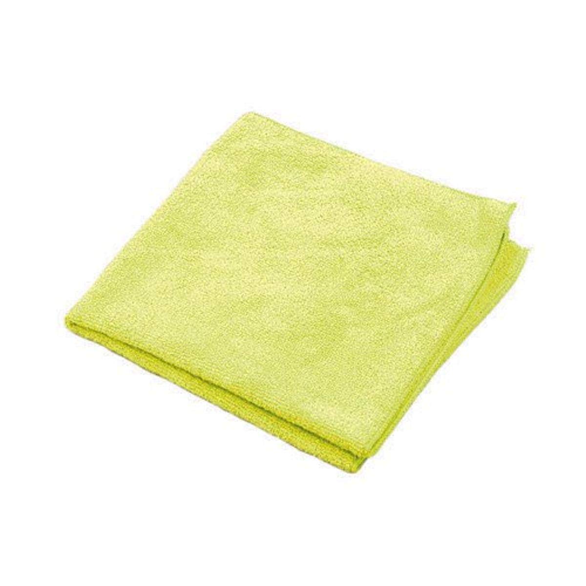 12/bg Yellow Microfiber 16x16 Cloth, lightweight