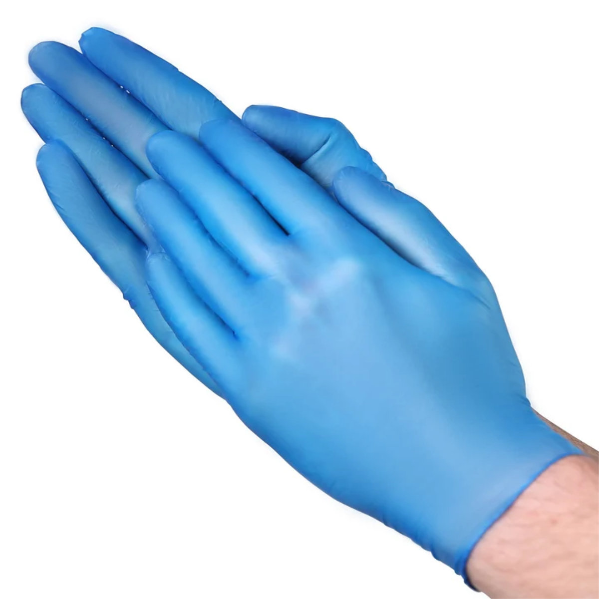 10/100 LG Vinyl, PF, Blue, Multi-Purpose Glove