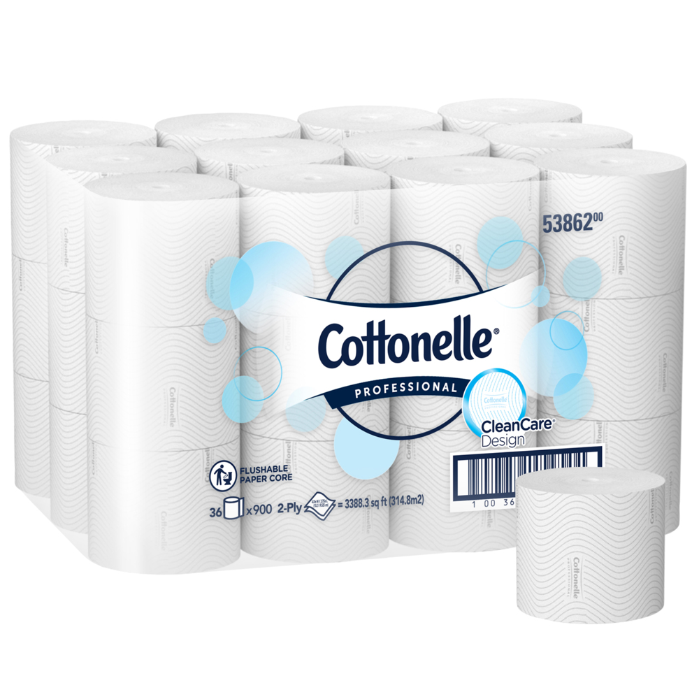 36/cs Cottonelle Paper 2 Ply Toilet Paper w/ CleanCare® Design
