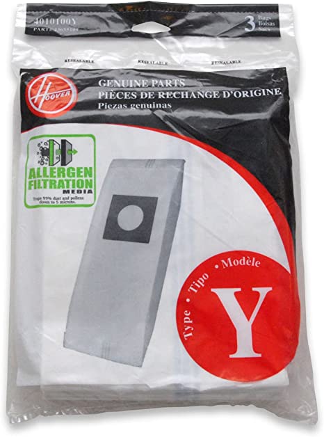 Hoover Y Type Vac Bag;For Windtunnel 12pk/cs