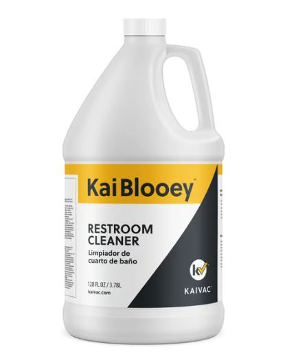 KaiBlooey™ Restroom Cleaner with Squeegee, 4/1gl