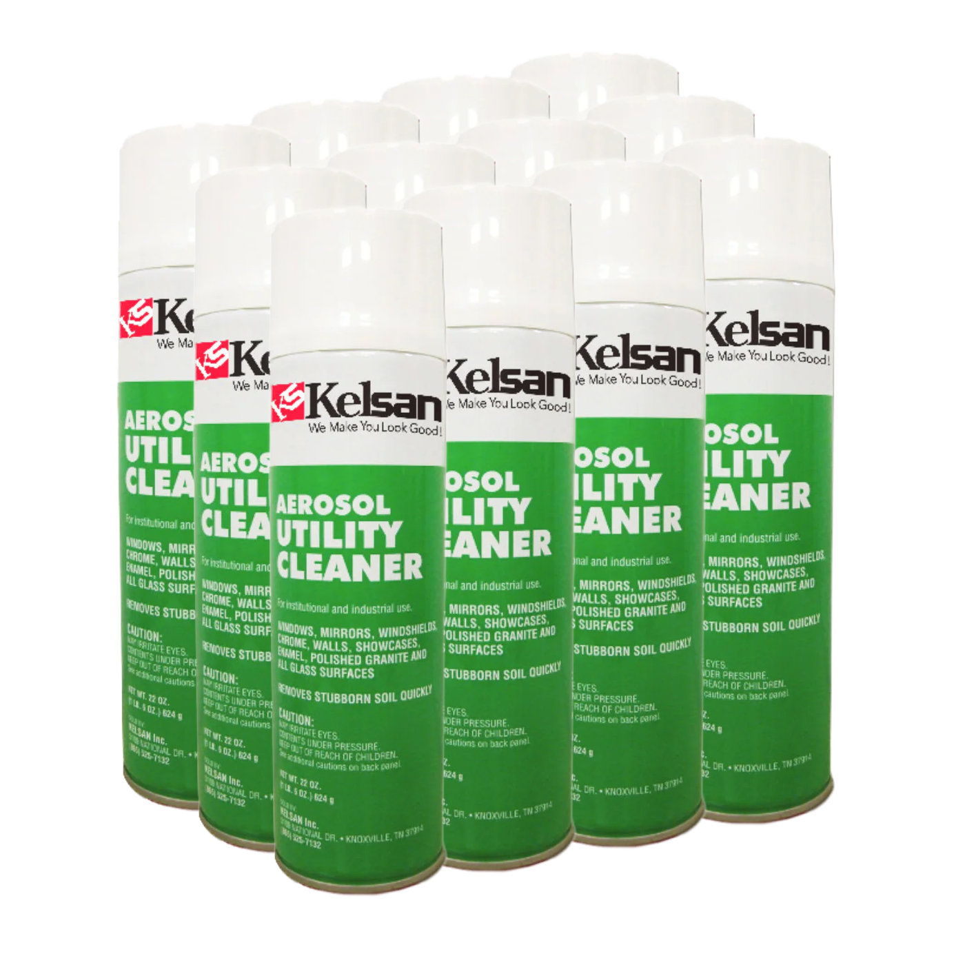 Kelsan 9400 Aerosol Utility Cleaner - 12 Pack