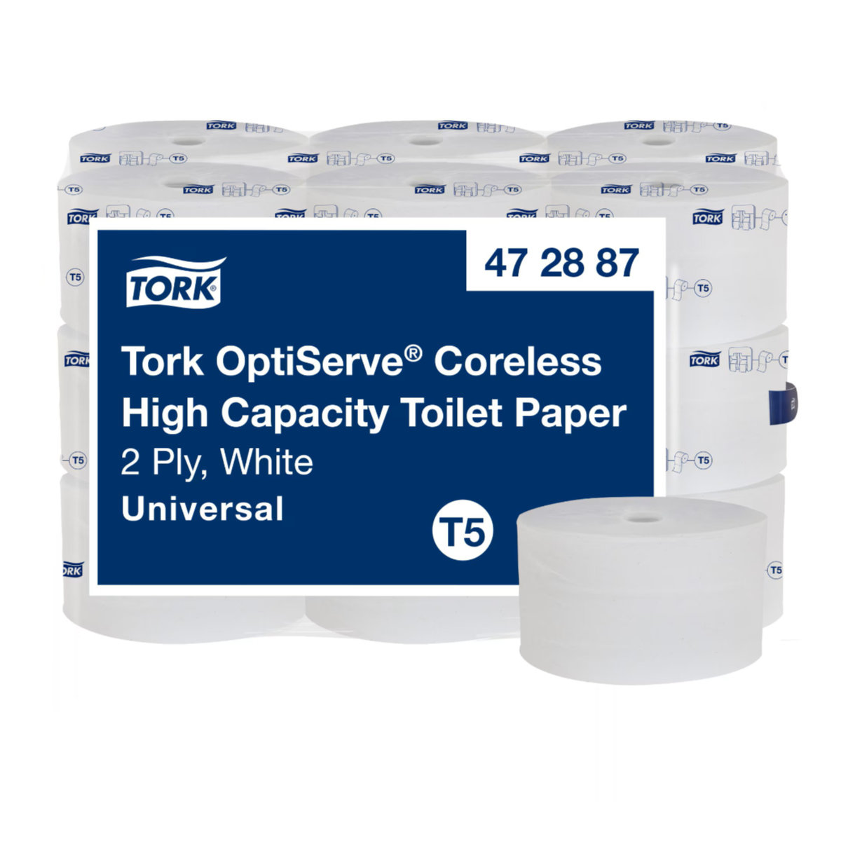 Tork OptiServe Coreless High Capacity Toilet Paper #472887