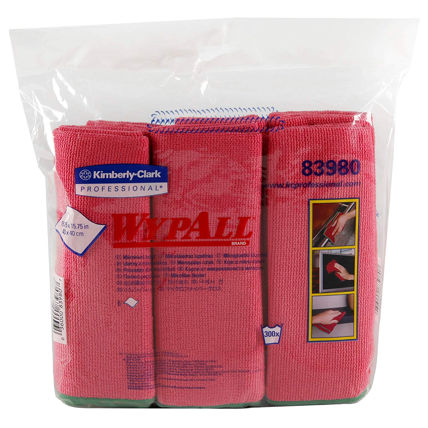 red wypall microfiber cloths